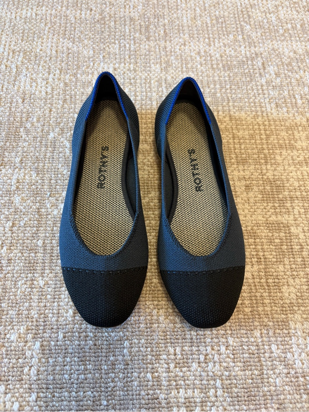 Rothy's Black Knit Ballet Flat